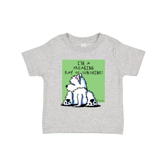 Inktastic Cool Belly Westie Boys or Girls Toddler T-Shirt