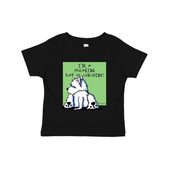 Inktastic Cool Belly Westie Boys or Girls Toddler T-Shirt