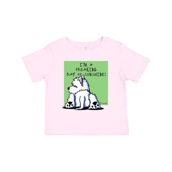 Inktastic Cool Belly Westie Boys or Girls Toddler T-Shirt
