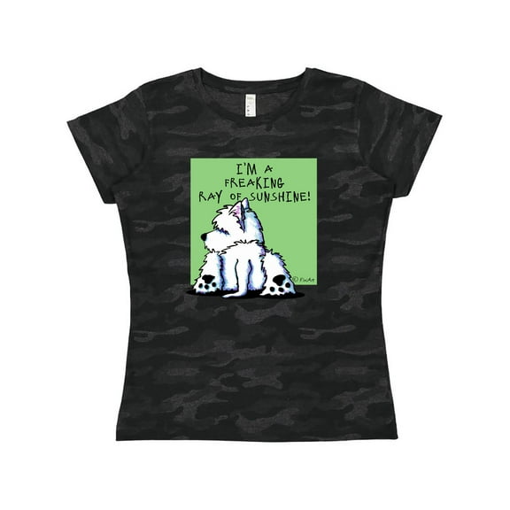 Inktastic Cool Belly Westie Women's T-Shirt