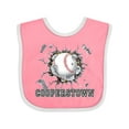 thumbnail image 1 of Inktastic Cooperstown Baseball Breakthrough Boys or Girls Baby Bib, 1 of 4