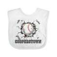 thumbnail image 1 of Inktastic Cooperstown Baseball Breakthrough Boys or Girls Baby Bib, 1 of 4