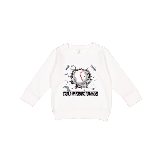 Inktastic Cooperstown Baseball Breakthrough Toddler Sweatshirt