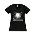 thumbnail image 1 of Inktastic Cooperstown Baseball Breakthrough Women's Plus Size V-Neck T-Shirt, 1 of 5