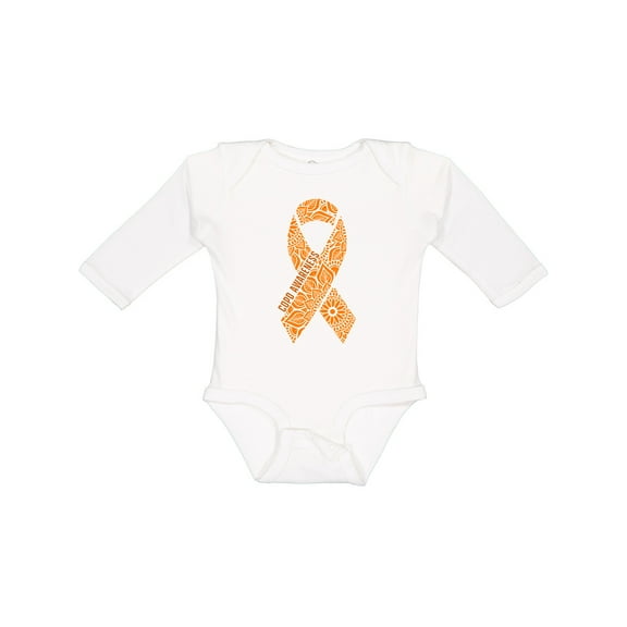 Inktastic Copd Awareness Ribbon Boys or Girls Long Sleeve Baby Bodysuit