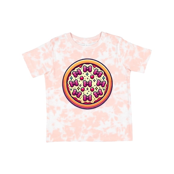 Inktastic Coquette Bow Funny Pizza Girls Toddler T-Shirt