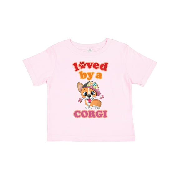 Inktastic Corgi Dog Lover Girls Toddler T-Shirt