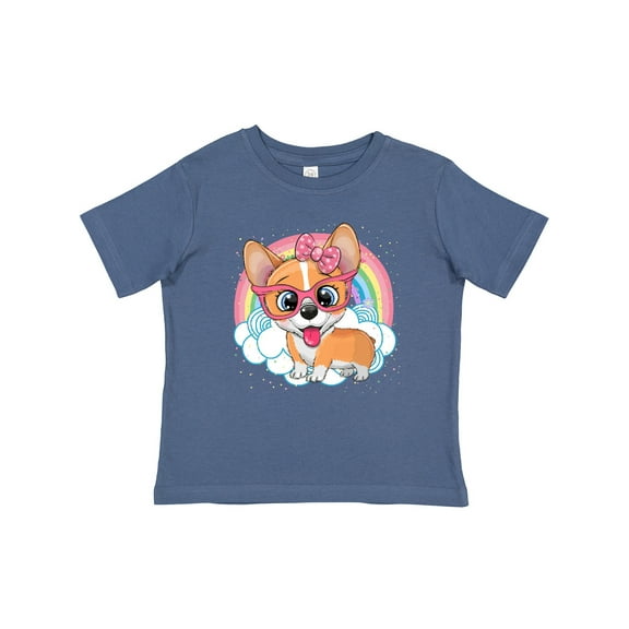Inktastic Corgi Dog Lover Rainbow Girls Baby T-Shirt