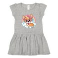 thumbnail image 1 of Inktastic Corgi Dog Lover Rainbow Girls Toddler Dress, 1 of 5