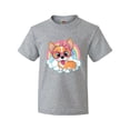 thumbnail image 1 of Inktastic Corgi Dog Lover Rainbow Youth T-Shirt, 1 of 5