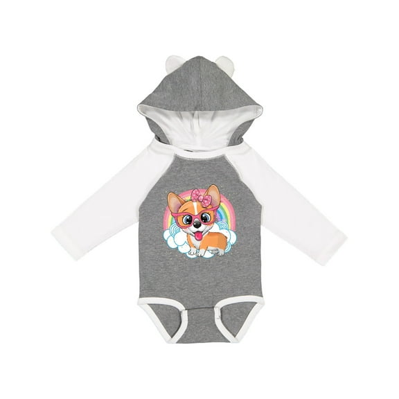 Inktastic Corgi Gifts Dog Lover Girls Long Sleeve Baby Bodysuit