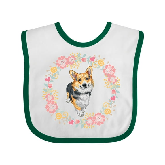 Inktastic Corgi Gifts for Dog Lovers Girls Baby Bib