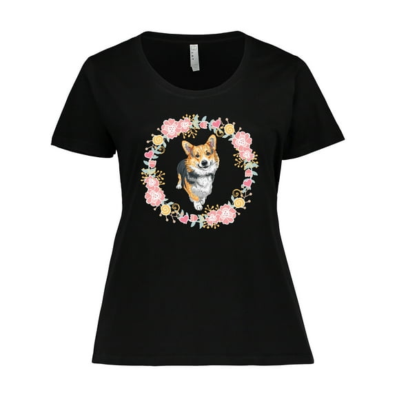 Inktastic Corgi Gifts for Dog Lovers Women's Plus Size T-Shirt