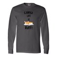 thumbnail image 1 of Inktastic Corgi Life is Rough Long Sleeve T-Shirt, 1 of 4