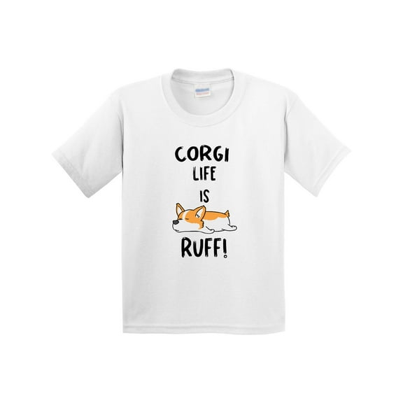 Inktastic Corgi Life is Rough Youth T-Shirt