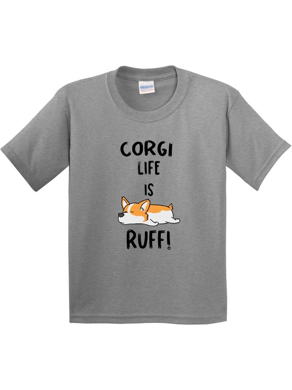 Corgi Life is Rough Youth T-Shirt