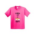 thumbnail image 1 of Inktastic Corgi Life is Rough Youth T-Shirt, 1 of 5