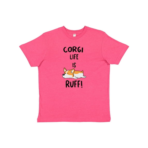 Inktastic Corgi Life is Rough Youth T-Shirt