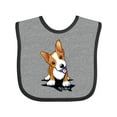 thumbnail image 1 of Inktastic Corgi Puppy Boys or Girls Baby Bib, 1 of 4