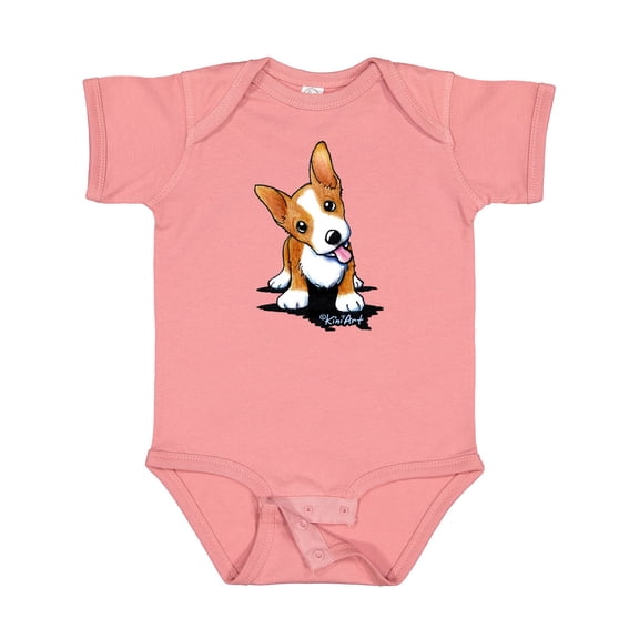 Inktastic Corgi Puppy Boys or Girls Baby Bodysuit