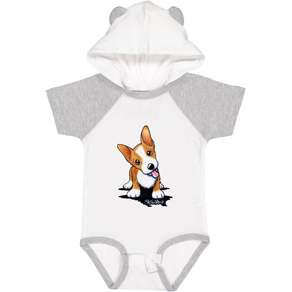 Inktastic Corgi Puppy Boys or Girls Baby Bodysuit