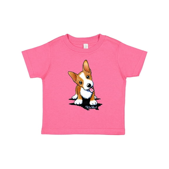 Inktastic Corgi Puppy Boys or Girls Toddler T-Shirt