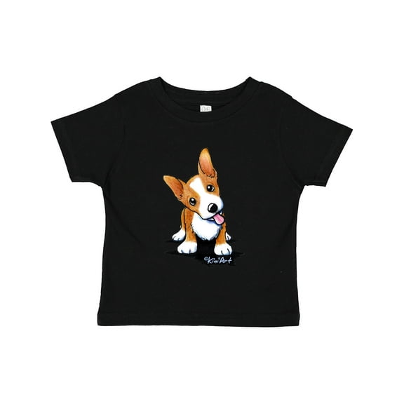 Inktastic Corgi Puppy Boys or Girls Toddler T-Shirt