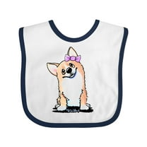Inktastic Corgi Puppy Girl Boys or Girls Baby Bib
