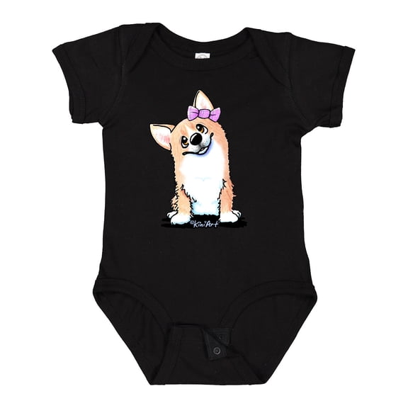 Inktastic Corgi Puppy Girl Boys or Girls Baby Bodysuit