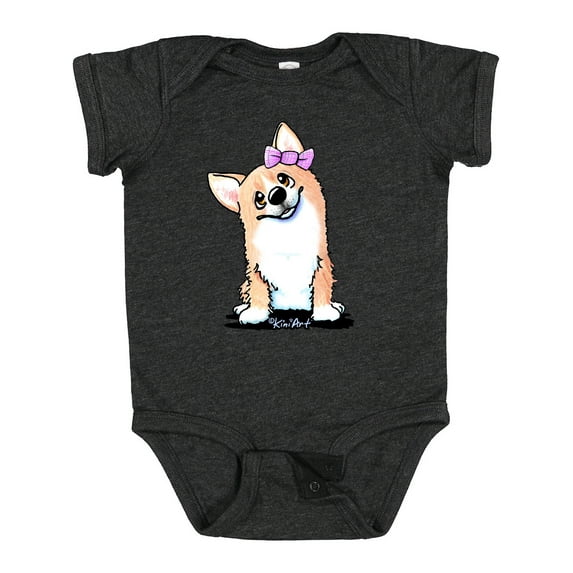Inktastic Corgi Puppy Girl Boys or Girls Baby Bodysuit