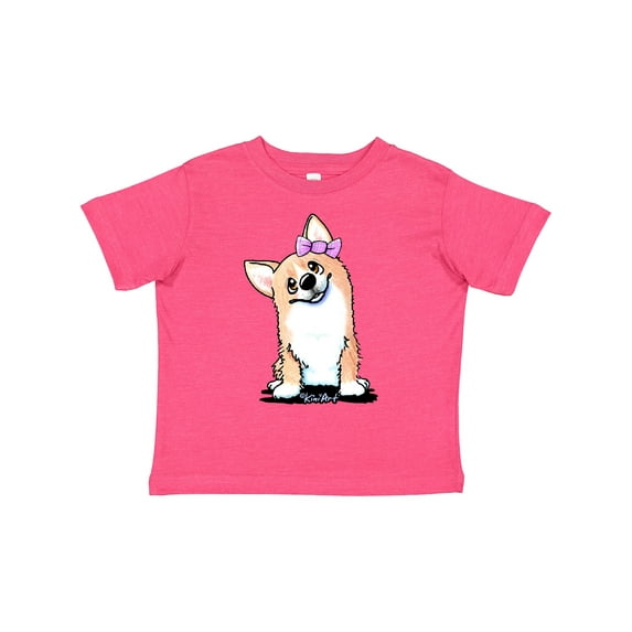 Inktastic Corgi Puppy Girl Boys or Girls Toddler T-Shirt