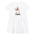 thumbnail image 1 of Inktastic Corgi Puppy Girl Girls Toddler Dress, 1 of 5