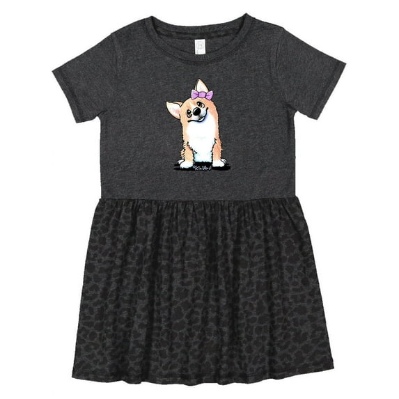 Inktastic Corgi Puppy Girl Girls Toddler Dress