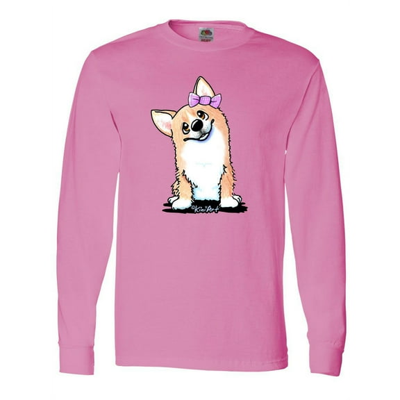 Inktastic Corgi Puppy Girl Long Sleeve T-Shirt