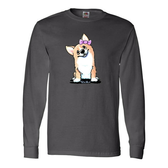 Inktastic Corgi Puppy Girl Long Sleeve T-Shirt