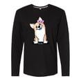 thumbnail image 1 of Inktastic Corgi Puppy Girl Long Sleeve T-Shirt, 1 of 5