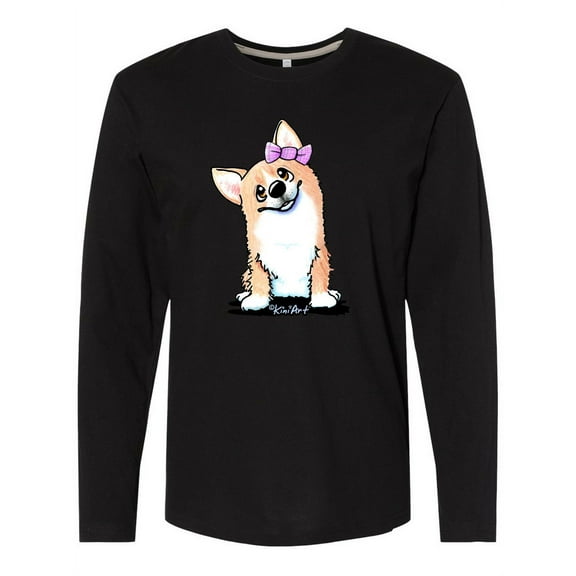 Inktastic Corgi Puppy Girl Long Sleeve T-Shirt