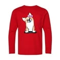 thumbnail image 1 of Inktastic Corgi Puppy Girl Long Sleeve Youth T-Shirt, 1 of 5