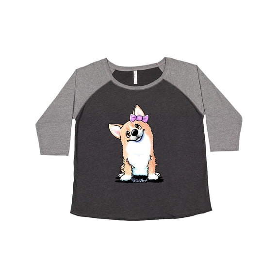 Inktastic Corgi Puppy Girl Women's Plus Size T-Shirt