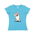 thumbnail image 1 of Inktastic Corgi Puppy Girl Women's V-Neck T-Shirt, 1 of 5
