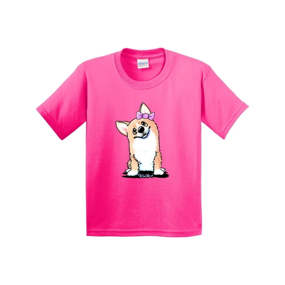 Inktastic Corgi Puppy Girl Youth T-Shirt