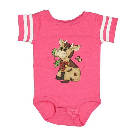 Inktastic Corky Cow Boys Baby Bodysuit
