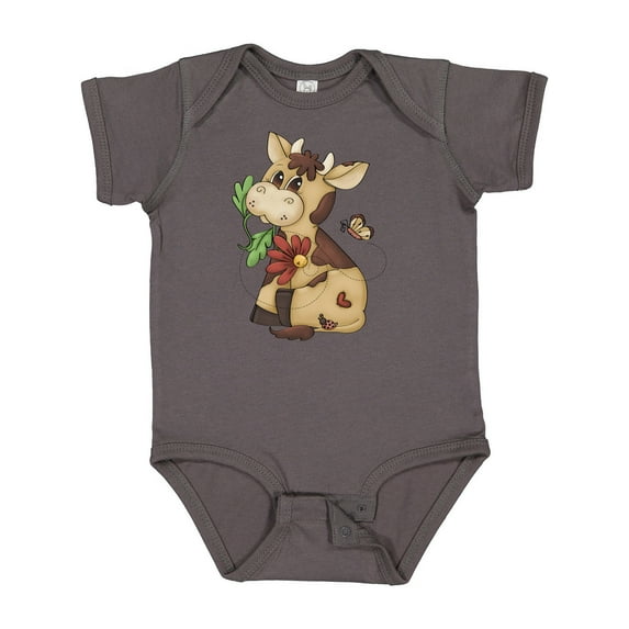 Inktastic Corky Cow Boys Baby Bodysuit