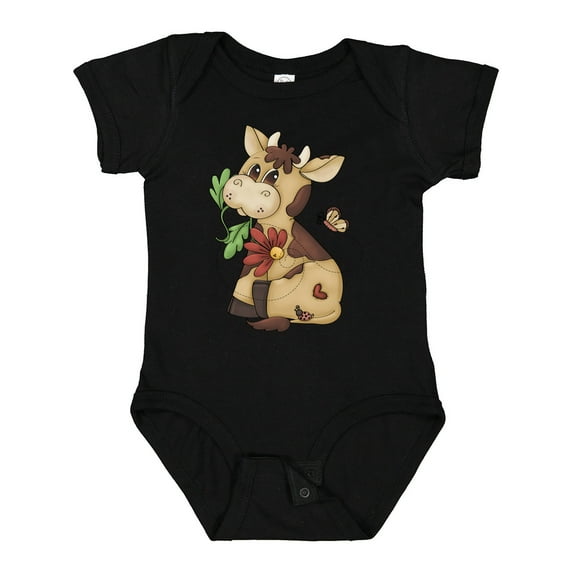 Inktastic Corky Cow Boys Baby Bodysuit