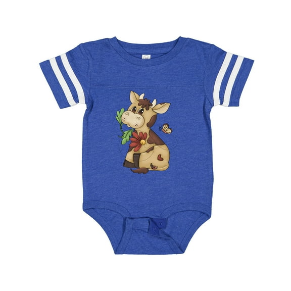 Inktastic Corky Cow Boys Baby Bodysuit