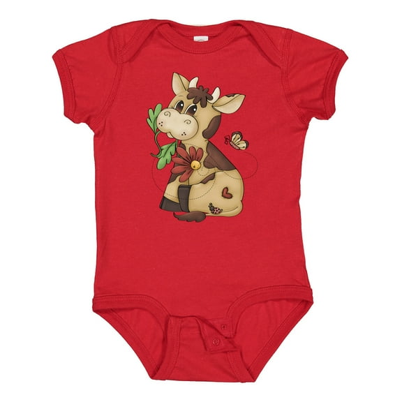 Inktastic Corky Cow Boys Baby Bodysuit