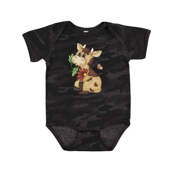 Inktastic Corky Cow Boys Baby Bodysuit