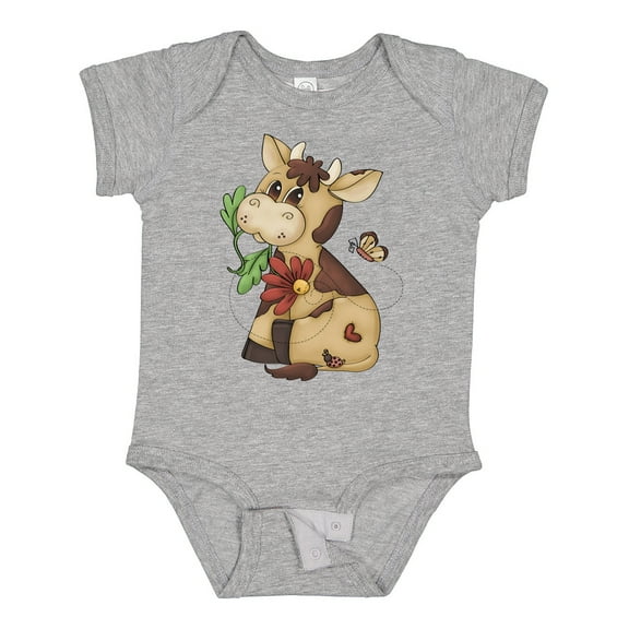 Inktastic Corky Cow Boys Baby Bodysuit