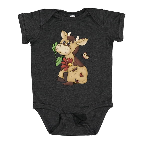 Inktastic Corky Cow Boys Baby Bodysuit