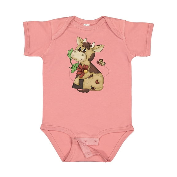 Inktastic Corky Cow Boys Baby Bodysuit